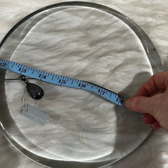 NEW Starborn Jewels Quartz Druzy Dragon Teardrop Sterling Silver Pendant 90s NWT - Picture 13 of 13